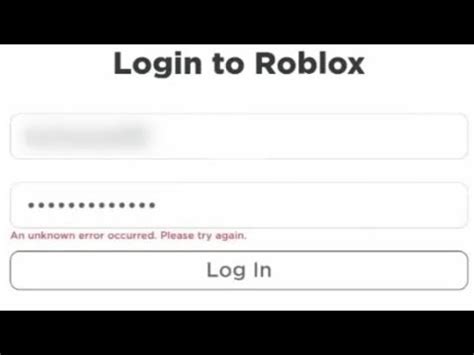 How To Fix An Error Occurred Try Again Later Roblox Reset Password