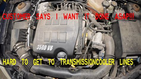 How To Replace Transmission Cooler Lines Chevy Malibu Youtube