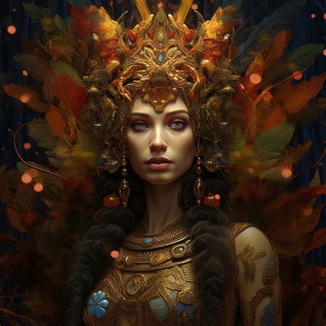 Ai Demeter Goddess Of The Harvest By Neuralnuances On Deviantart