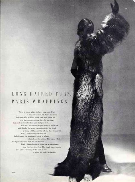 Fur Advertisement 1949 Fabulous Furs Vintage Fur Fur Fashion Movie