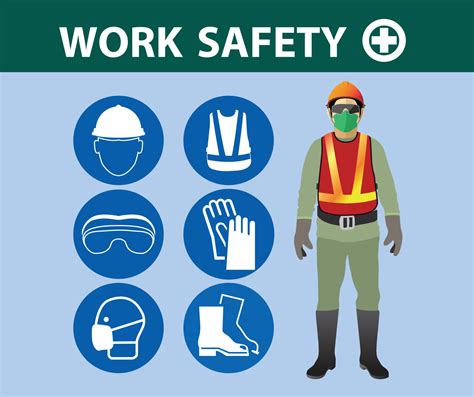 Safety Equipment Construction Concept White Safety Hard Hat Vector