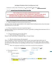 Chm Lab Worksheet Updated For Fall Pdf Lab Report