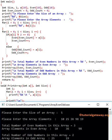 Separate Odd And Even Integers In Separate Arrays Top Sellers Smarys Org