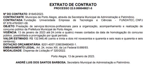 Concurso Porto Alegre Oficializa Banca Para Novo Edital