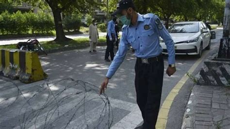 PTI S Long March Islamabad Police Finalized Security Plan Daily The Azb