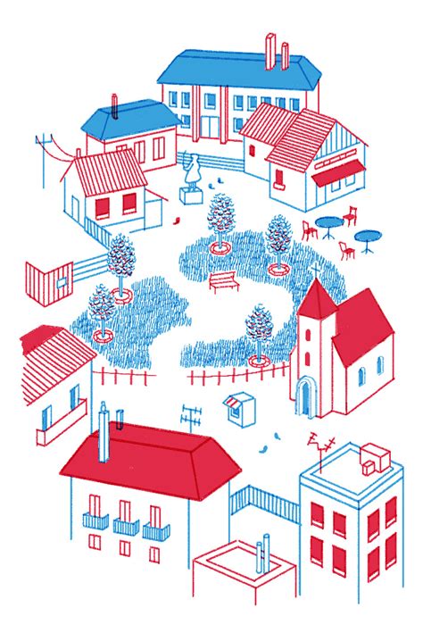 Small Town by Joanna Piskorski on Dribbble