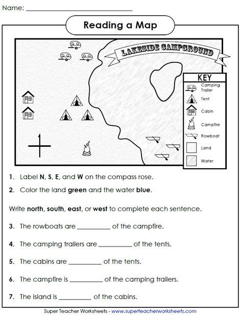 Identifying Parts Of A Map