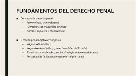 La Funcion Del Derecho Penal Ppt