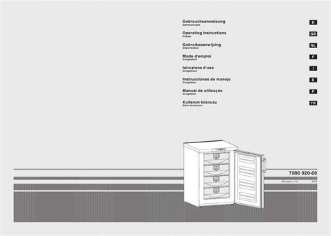 Notice congélateur LIEBHERR GPES 1466 Trouver une solution à un