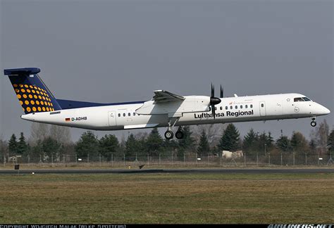 Bombardier Dhc 8 402 Q400 Lufthansa Regional Augsburg Airways Aviation Photo 1201832