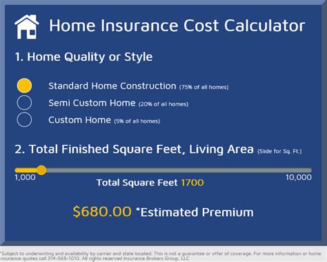 Home Insurance Calculator With No Personal Information