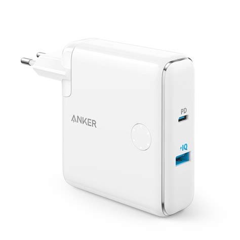 Anker Powercore Fusion 2in1 5000 mAh valkoinen varavirtalähde ja