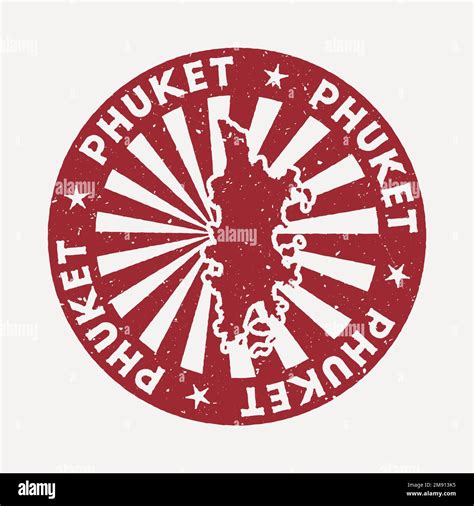 Island Phuket Map Stock Vector Images Alamy