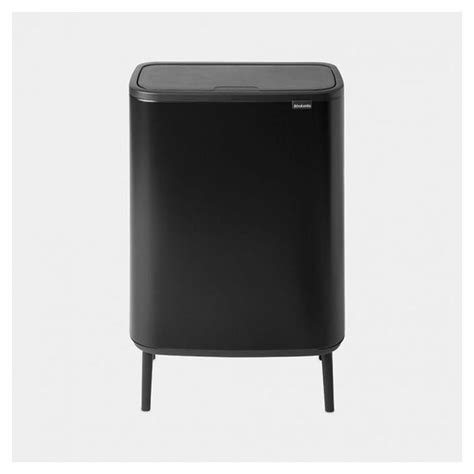 Pattumiera Brabantia Bo Touch Hi X Litri Matt Black