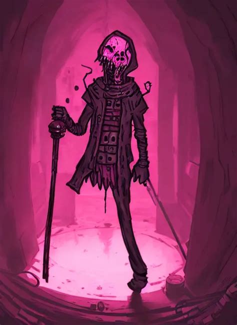 Concept Art Of Pink Guy As Boss In Darkest Dungeon Stable Diffusion