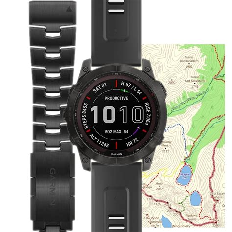 Garmin Fenix X Sapphire Solar Bransoleta Osmapapl