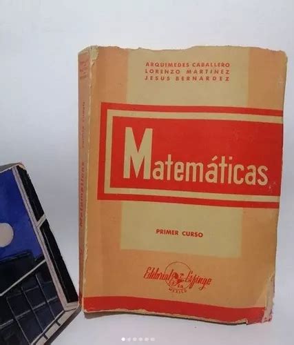 Matem Ticas Primer Curso Arqu Medes Caballero Lorenzo Mart N Mercadolibre