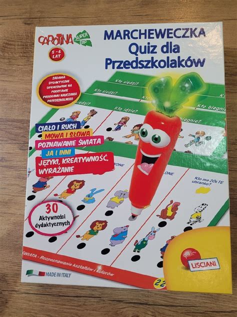 Gra Marcheweczka Quiz Dla Przedszkolak W Warszawa Kup Teraz Na