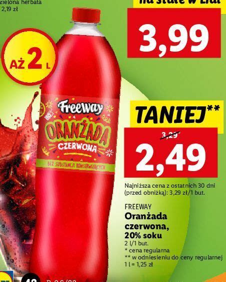 Promocja Oran Ada Czerwona Freeway W Lidl