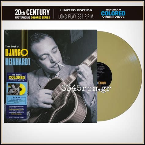 Reinhardt Django The Best Of Yellow Vinyl Lp Gr Rpm Gr