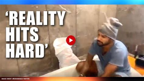 Shikhar Dhawan Posts A Hilarious Video Of Being Quarantined In A