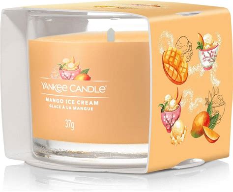 Yankee Candle Filled Votive Mango Ice Cream Duftlys Pris