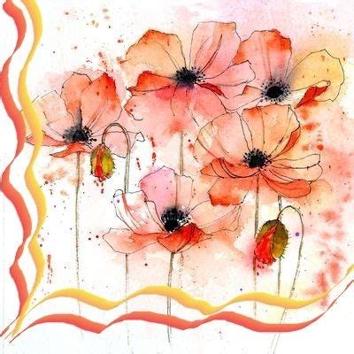 Pin by Dòra HARCOS on fantázia Watercolor flower art Watercolor