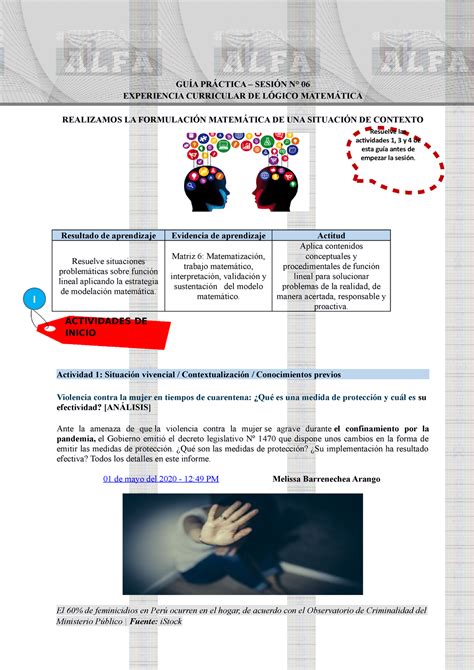 GUÍA Práctica Sesión 6 7 Sesiones UCV pensamiento lógico sesión 6