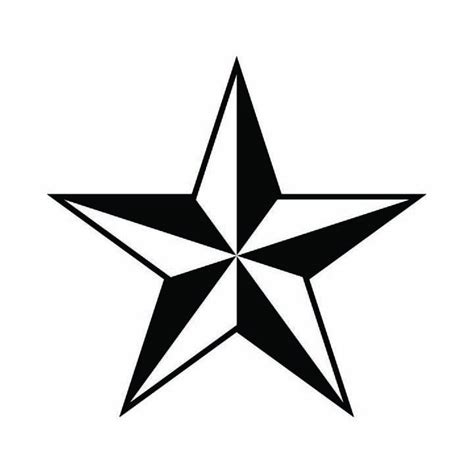 Nautical Star / Texas Star Vector Logo Design Element, Emblem, Label Sticker .eps, .dxf, .svg ...