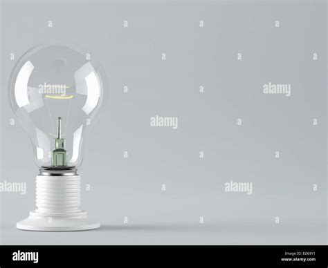 Light Bulb Isolated Realistic Photo Image Stock Photo Alamy