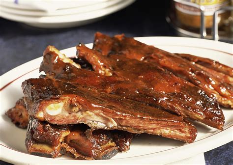 Easy And Succulent Pork Spareribs Are Baked With A Honey And Garlic Sauce Mixture Serve The