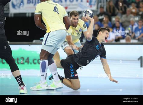 Aleks Kavcic Of Ppd Zagreb During The Handball Match Between Ppd Zagreb