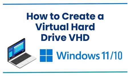 How To Create A Virtual Hard Drive Vhd In Windows Youtube