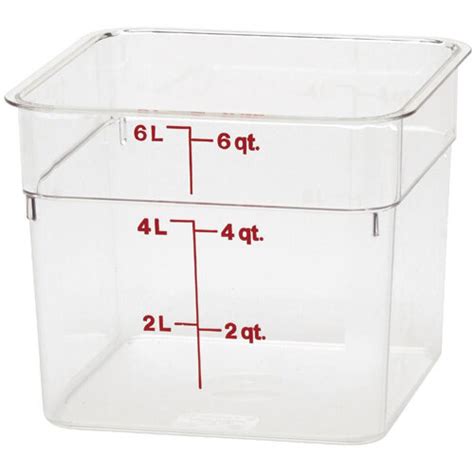 Cambro Square Polycarbonate Food Storage Container 57 Ltr Huntofficeie