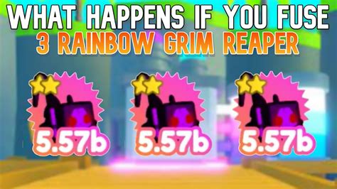 What Happens If You Fuse 3 Rainbow Grim Reaper Alien Update YouTube