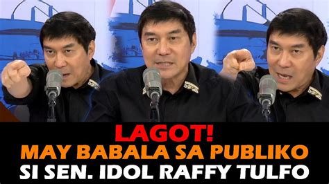 Sen Idol Raffy Tulfo In Action May Babala Sa Publiko Rtia Youtube