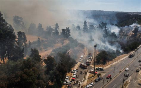 Alerta En Chile Por Los Incendios Forestales En El Centro Del País El