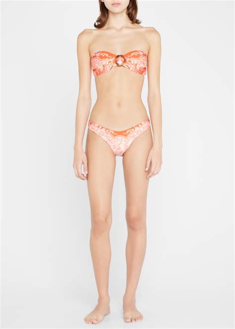 Zimmermann Lyre Bamboo Ring Two Piece Bikini Set Bergdorf Goodman