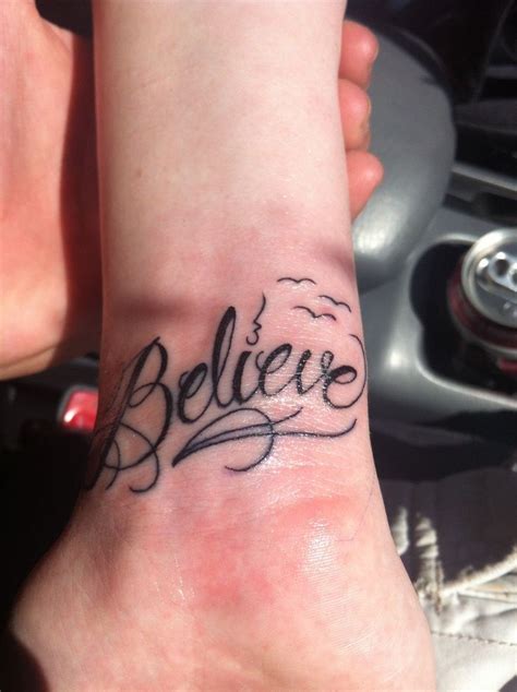 38 best Just Believe Tattoo images on Pinterest | Believe tattoos ...