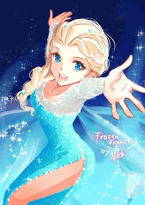 Elsa The Snow Queen Frozen Fan Art 36312571 Fanpop