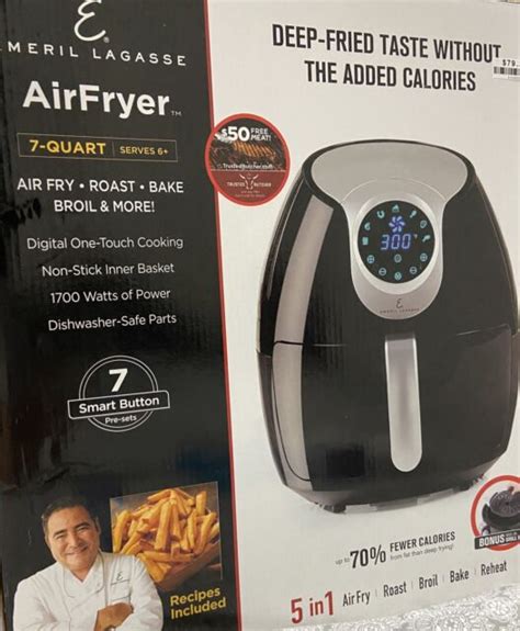 Emeril Lagasse El4fa 4 Qt Air Fryer Black For Sale Online Ebay