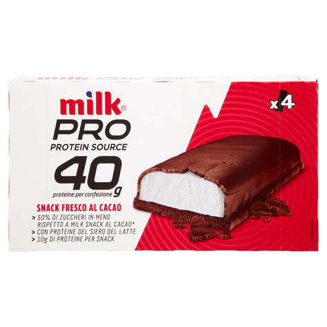 Milk Pro Protein Source G Snack Fresco Al Cacao X G Carrefour