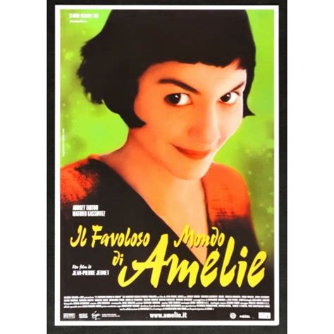 Locandina Il Favoloso Mondo Di Amelie Tautou Jeunet Kassovitz Poulain Cat