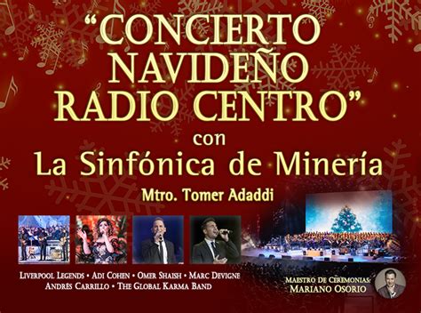 Concierto Navideño 2020 Radio Centro con la Sinfónica de Minería