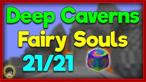 Deep Caverns All Fairy Souls Locations In Fakepixel Skyblock YouTube