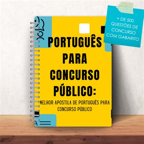 Apostila De Português Para Concurso - Melhor Apostila de Português para Concurso e Vestibular, Tamanho A4 ...