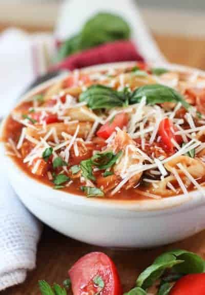 Chicken Parmesan Soup