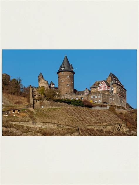 Stahleck Castle Above Bacharach In The Rhine Gorge Germany