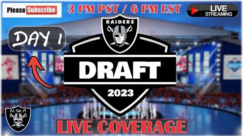 2023 NFL DRAFT RAIDERS ROUNDTABLE LIVE COVERAGE YouTube