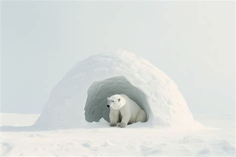 Polar bear snow wildlife outdoors. | Free Photo - rawpixel